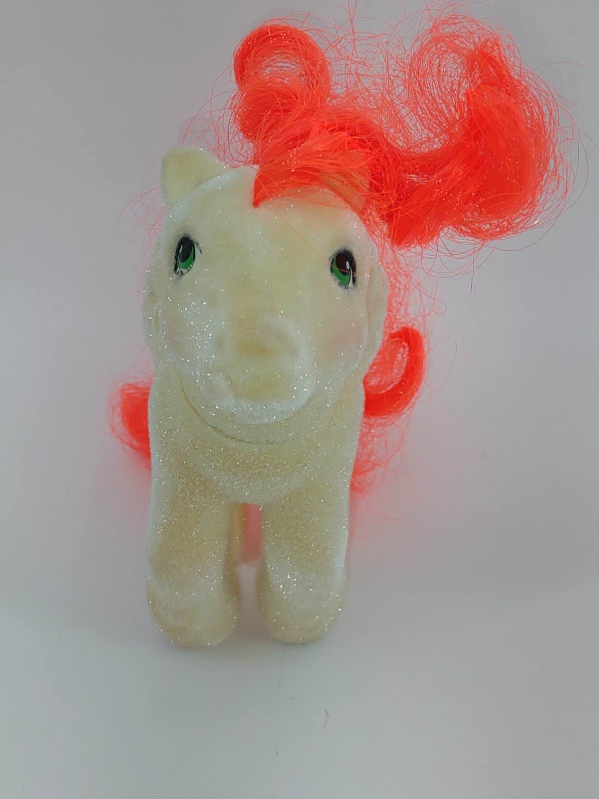 MLP G1 1985 My Little Pony So Soft Flocked Paradise Pegasus Palm Trees