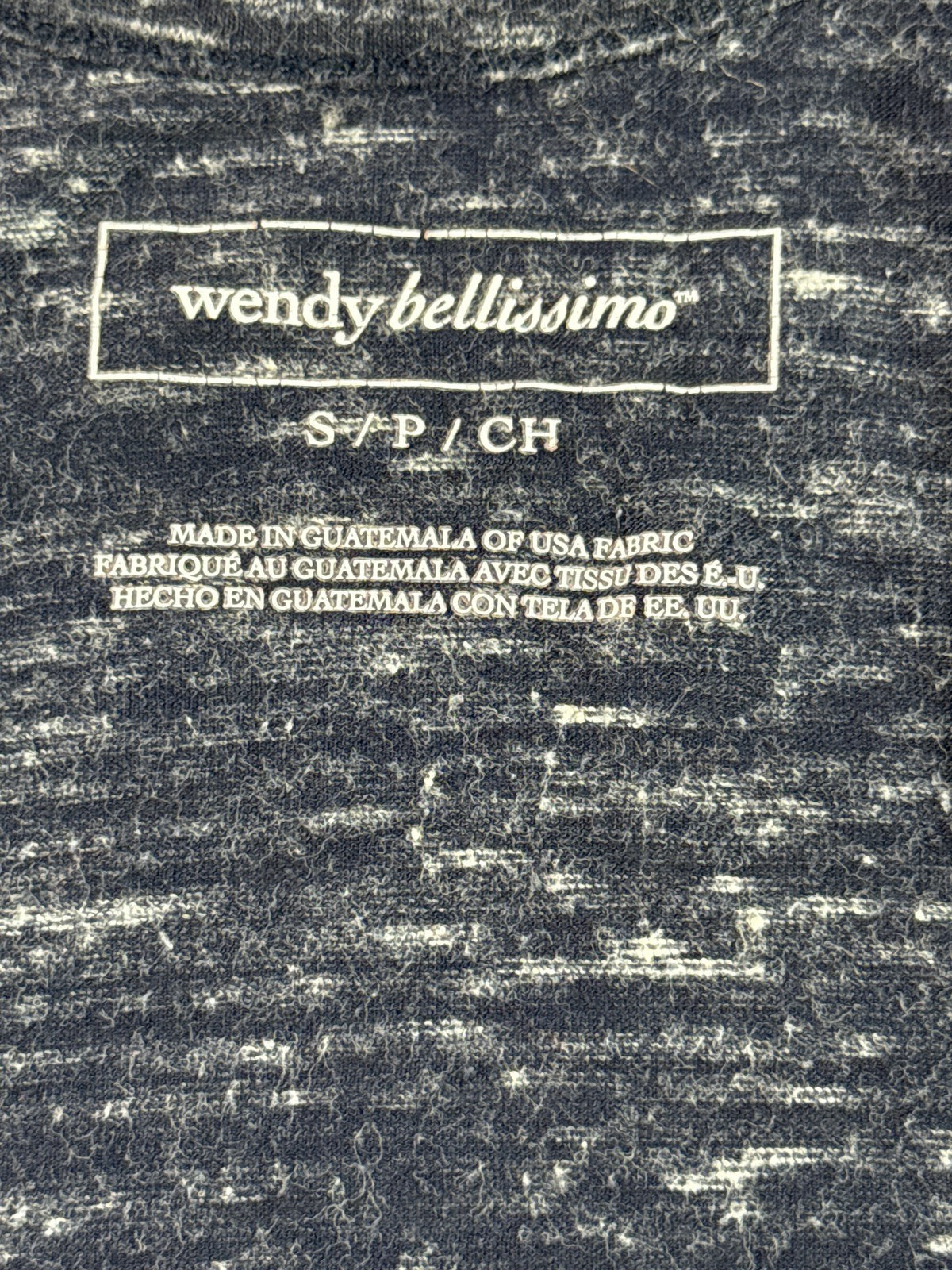 Wendy Bellissimo Racerback Ruched Dress S Womens S/P/CH Blue Polyester Blend