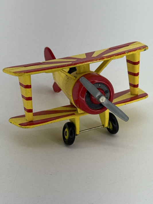 ERTL Thomas & Friends Bi-Plane Airplane Diecast Metal Yellow Red 1999