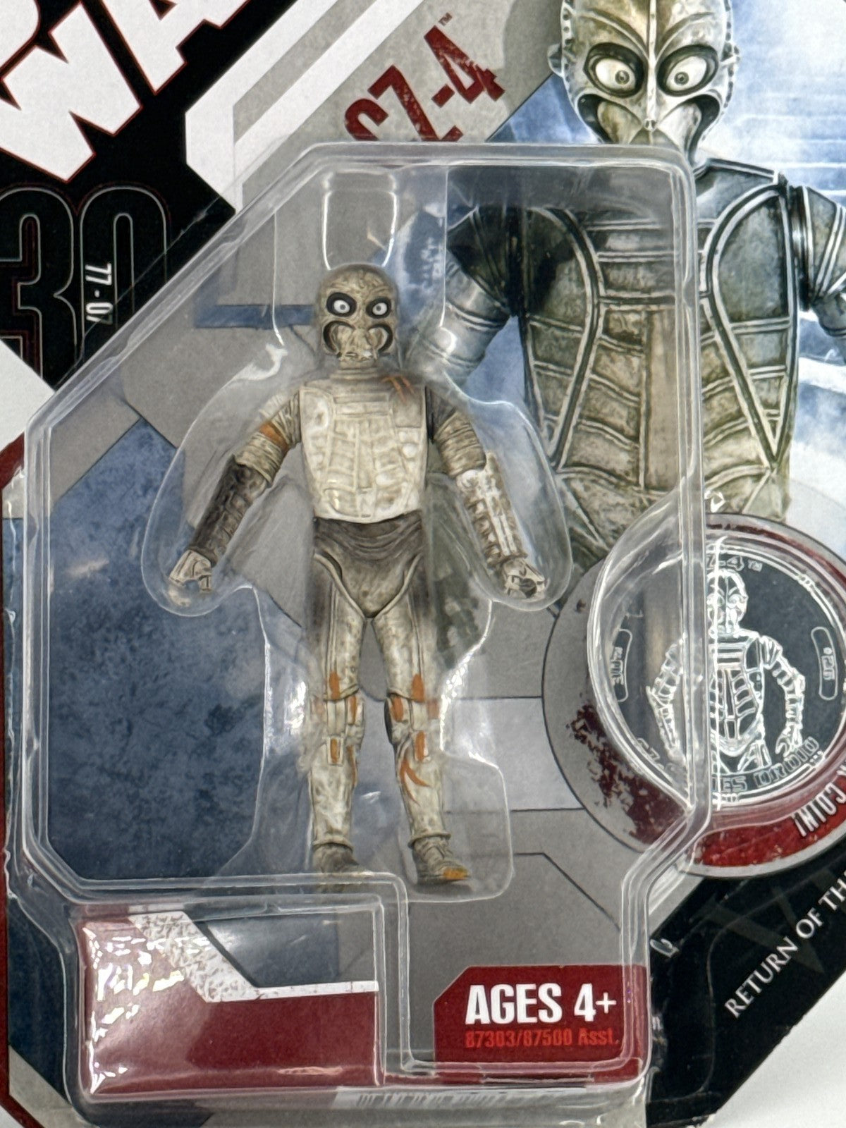 Star Wars 30th Anniversary CZ-4 Droid 3.75" Action Figure w/ Coin 2007 ROTJ #26