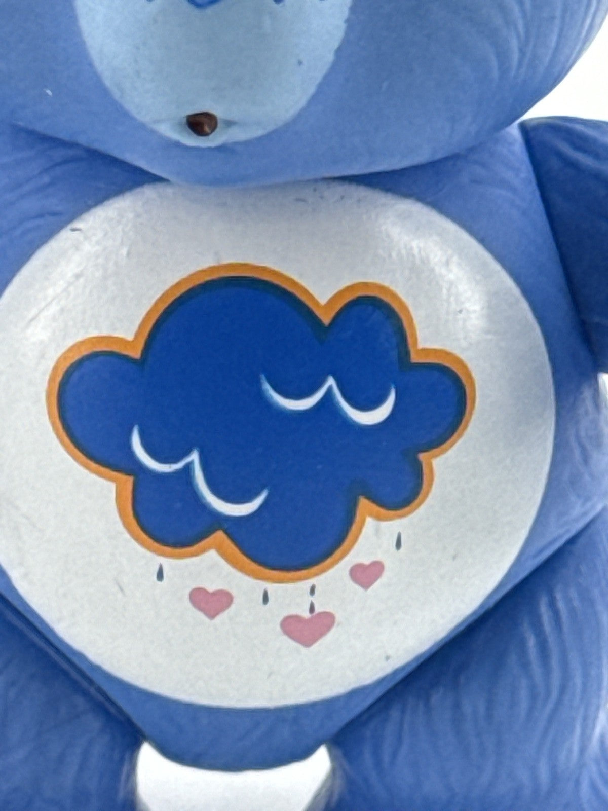 Care Bears Grumpy Bear Blue Rain Cloud Poseable 1983 Kenner 3.5" Toy