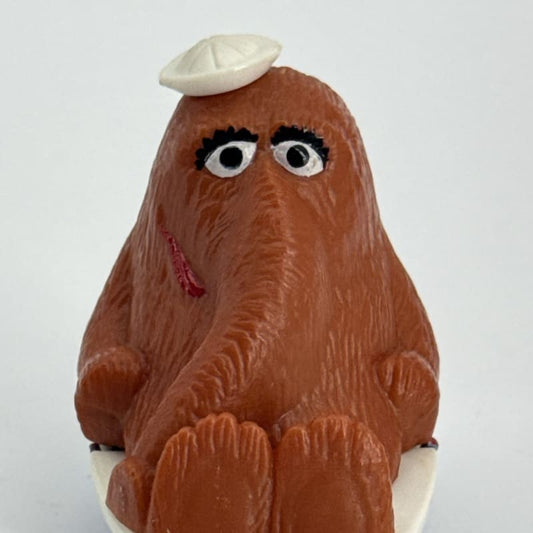 Sesame Street Snuffy Snuffleupagus Boat PVC Figure