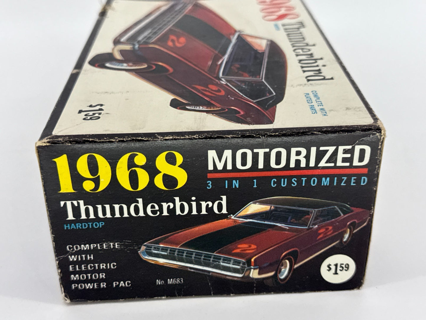 1968 Thunderbird Motorized Model Kit Eldon 1/25 Car Electric Power Boxed VTG