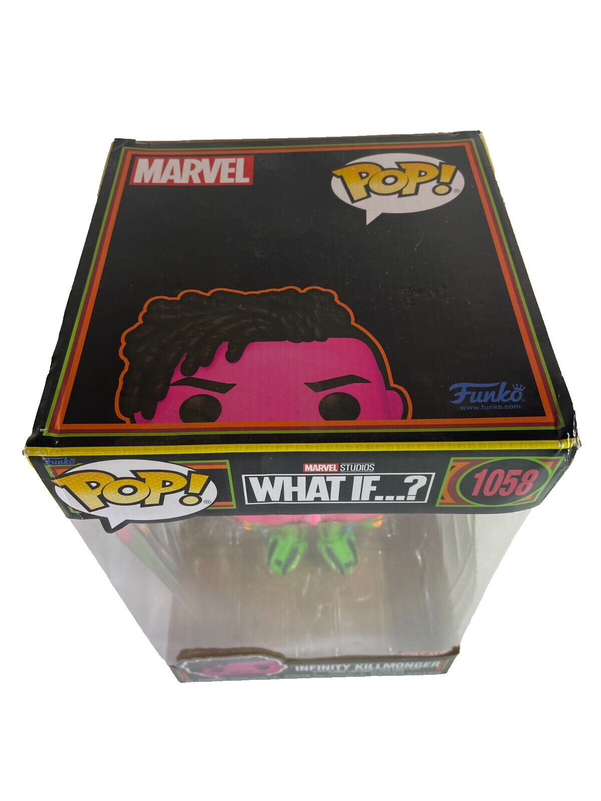 Funko Pop! Marvel Infinity Killmonger Blacklight 10 Inch Target Exclusive