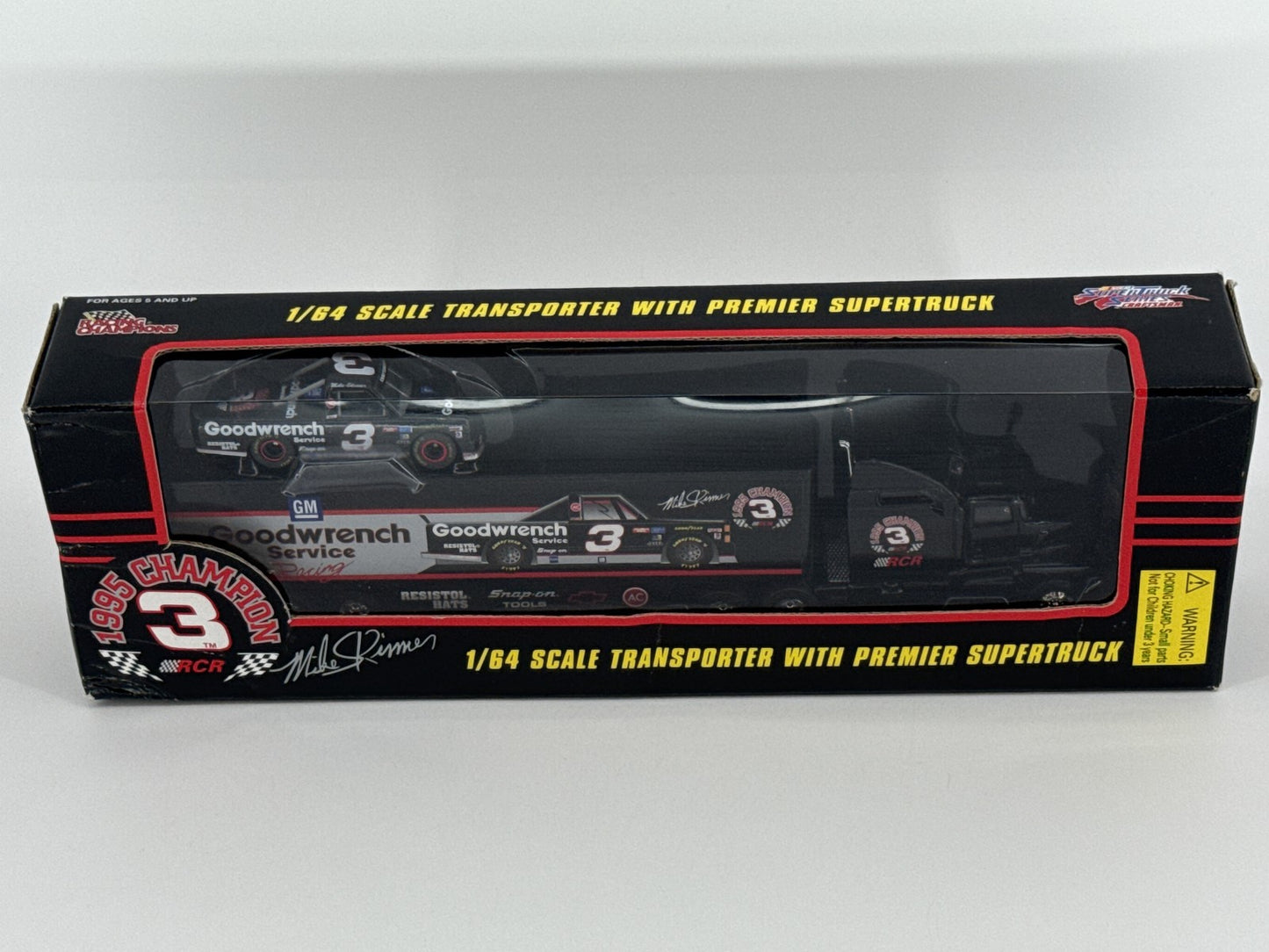 1995 Mike Skinner #3 GM Goodwrench SuperTruck Transporter Racing Champions 1/64
