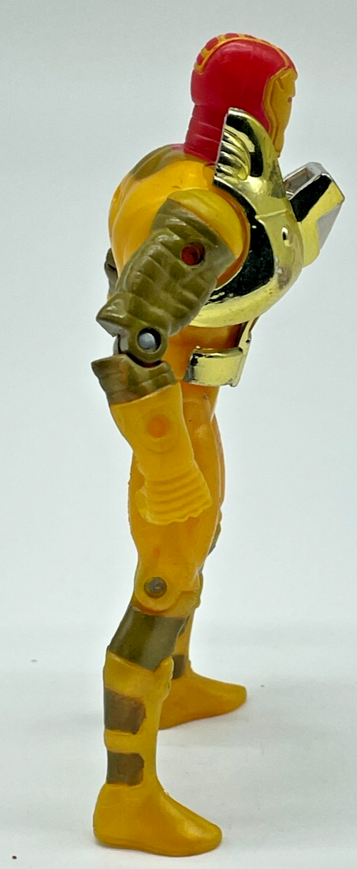 1994 ToyBiz Marvel Iron Man Hydro Armor Deep Sea Yellow Gold 5" Action Figure