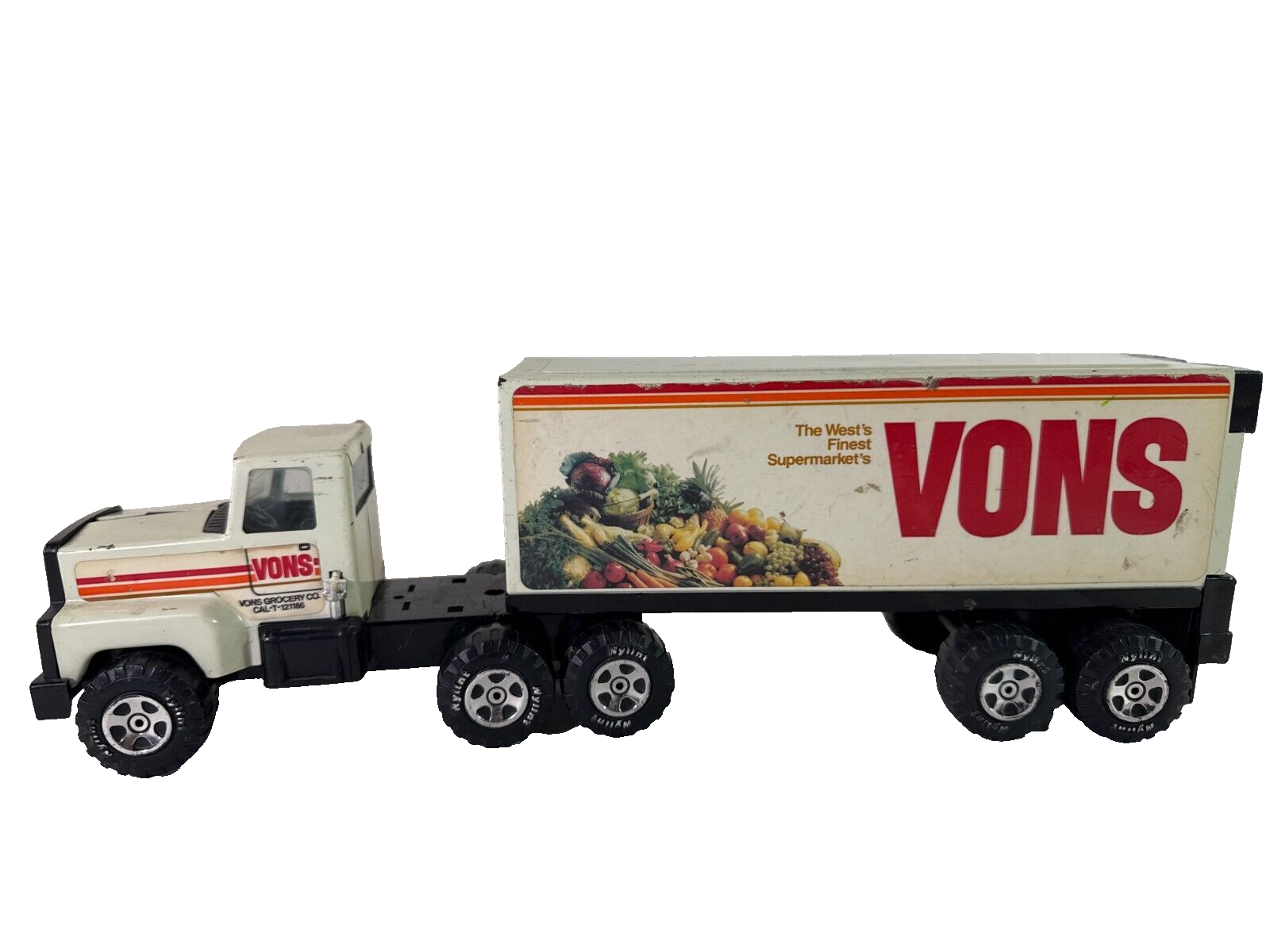 Vintage Nylint VONS Semi Truck & Trailer – Classic Supermarket Collectible