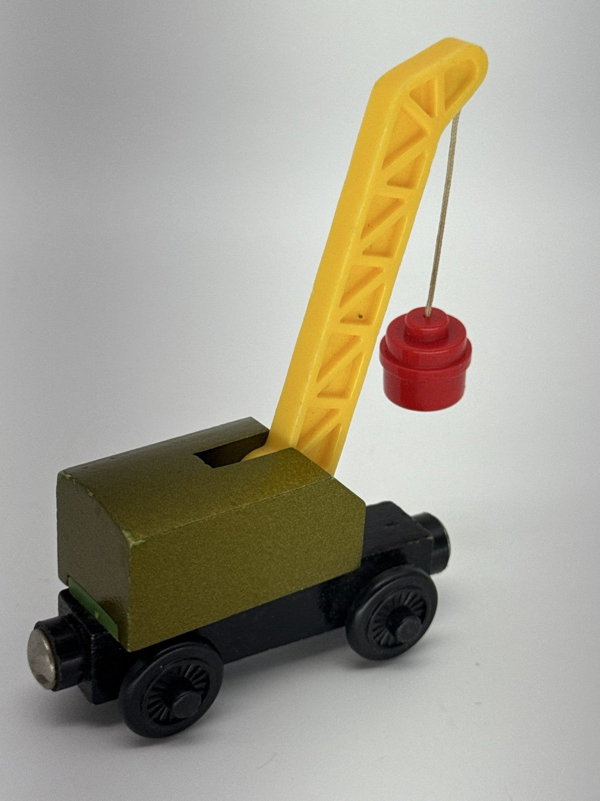 Thomas & Friends Wooden Railway Breakdown Train Crane Car Magnetic Gold