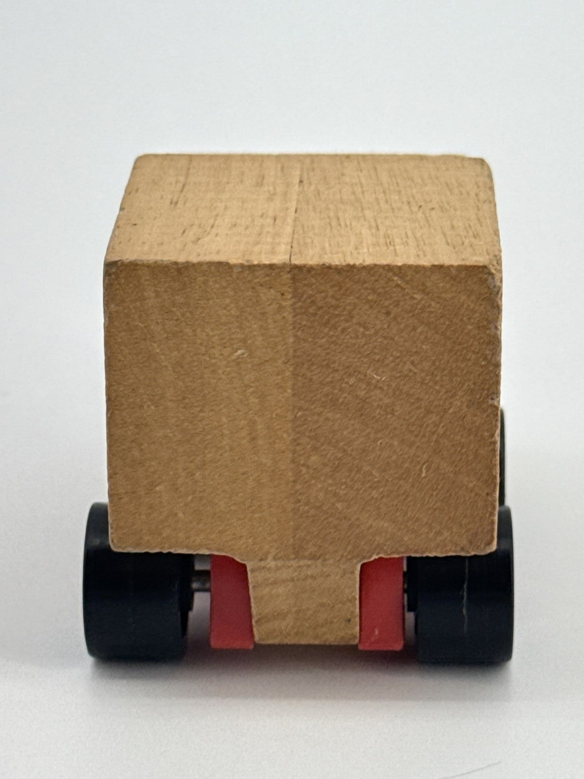 1971 Mattel Wooden Block Truck 8700-01 Korea Blue Delivery