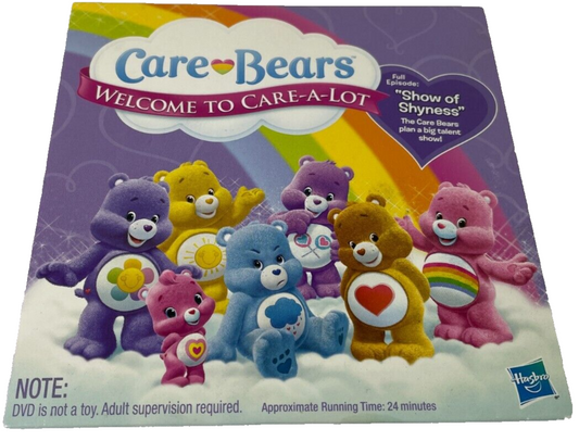 🌈 Care Bears Welcome to Care-A-Lot DVD – "Show of Shyness" Episode 2012 Hasbro