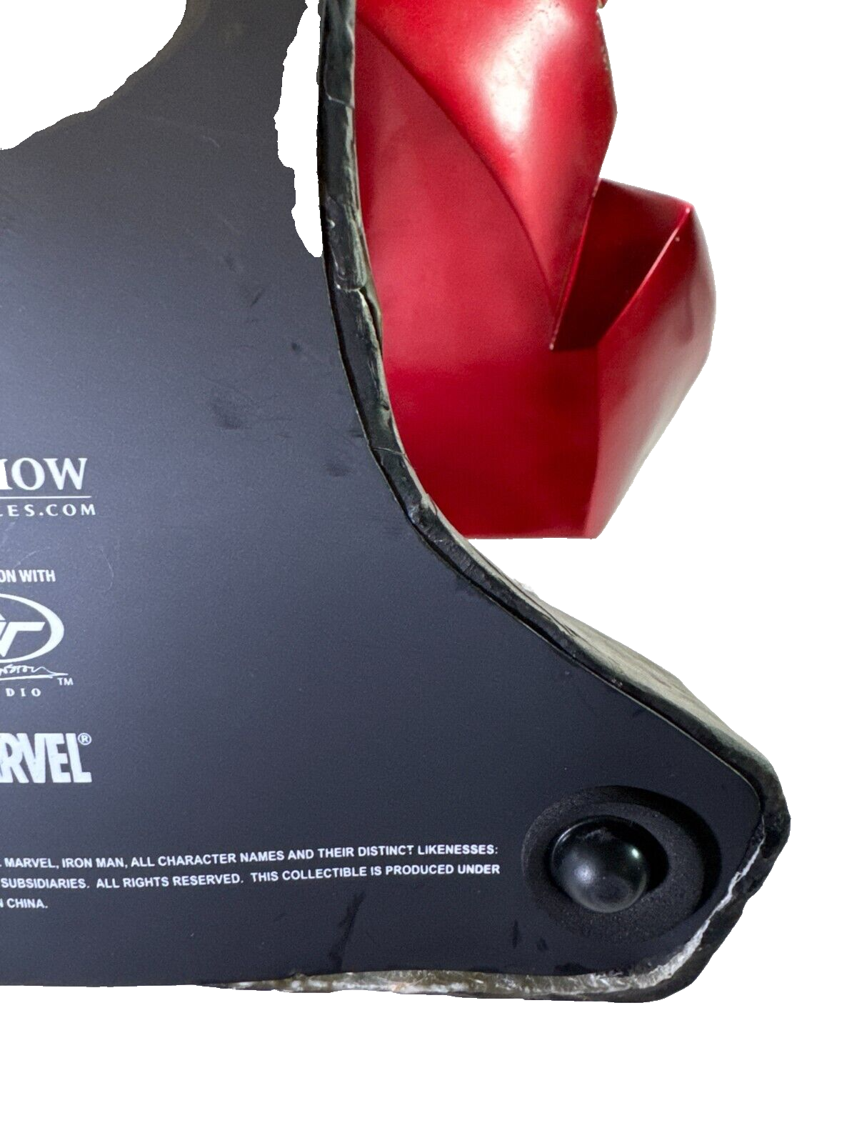 Sideshow Iron Man Mark III Life-Size Bust Battle Damaged Marvel Collectible USB