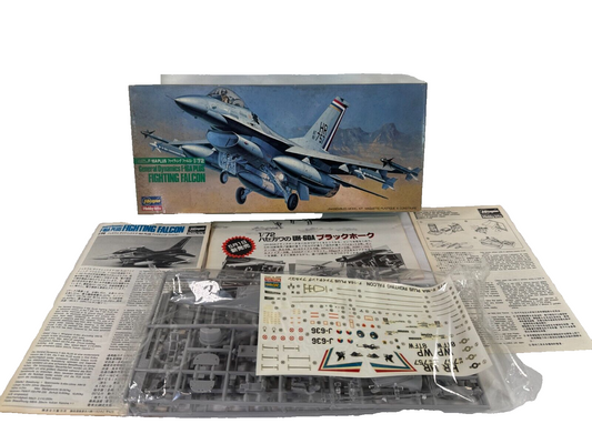 Hasegawa 1/72 F-16A Plus Fighting Falcon Model Kit Decals Stand Vintage