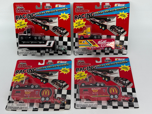 Racing Champions NASCAR Transporter Lot McDonalds Kelloggs #1 #94 1995