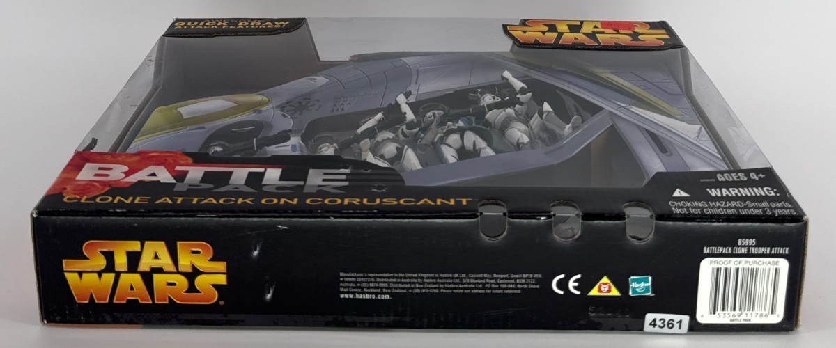 Star Wars Battle Pack Clone Attack Coruscant 2005 Clone Troopers Sealed 4361