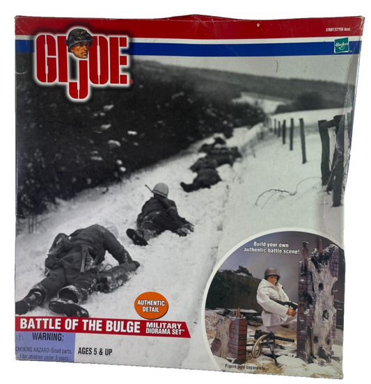 GI Joe Battle of the Bulge Diorama Set Hasbro 2000 Incomplete WWII 12" Scene