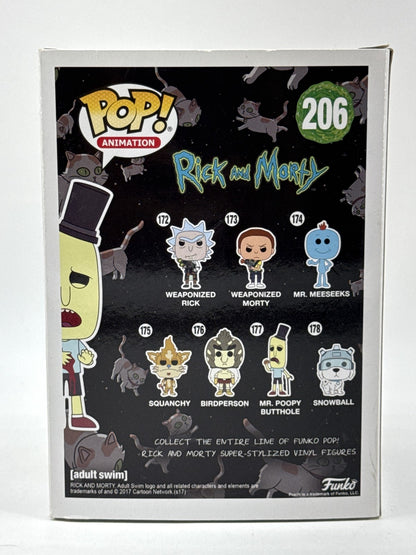 Funko Mr. Poopy Butthole Pop Mr. Animation Rick Morty #206 Vinyl