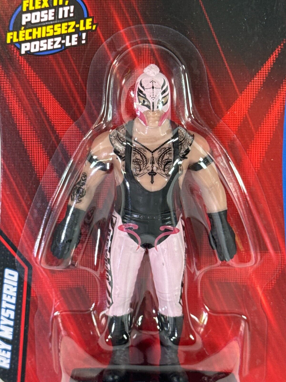 WWE FleXfigs Rey Mysterio Series 1 Bendable Action Figure – Iconic Superstar