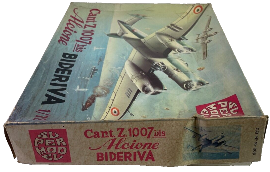 1/72 Supermodel Cant Z.1007 bis Alcione Bideriva Kit Vintage Open Box