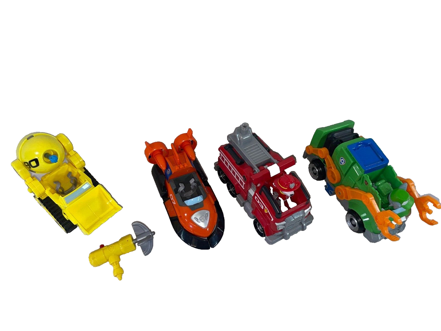 Paw Patrol Marshall Fire Truck Toy & Dalmatian Figure – Lot of 4!