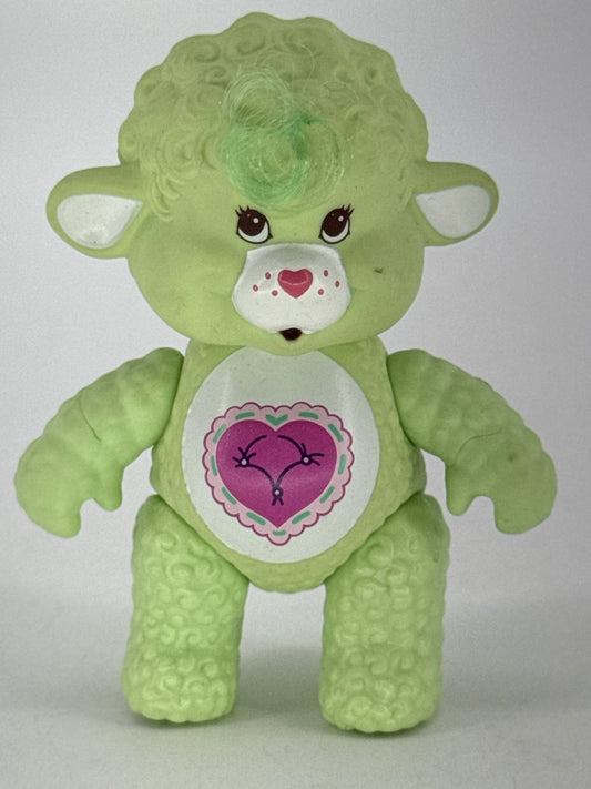 1984 Kenner Care Bear Cousins Gentle Heart Lamb Green Plush 13