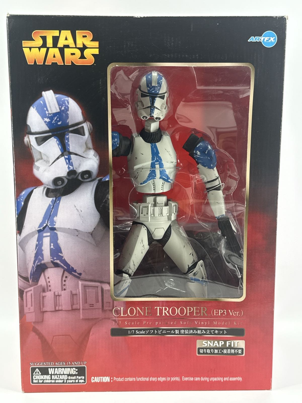 Star Wars Clone Trooper EP3 Ver ARTFX Kotobukiya 1/7 Snap Fit Vinyl Model Kit