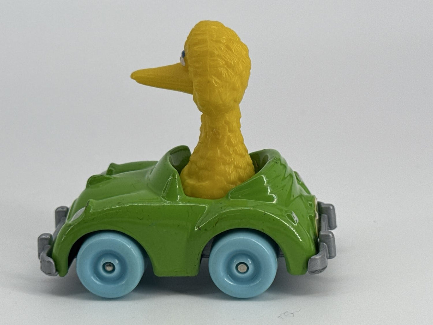 1983 Playskool Sesame St Big Bird Green Diecast Car