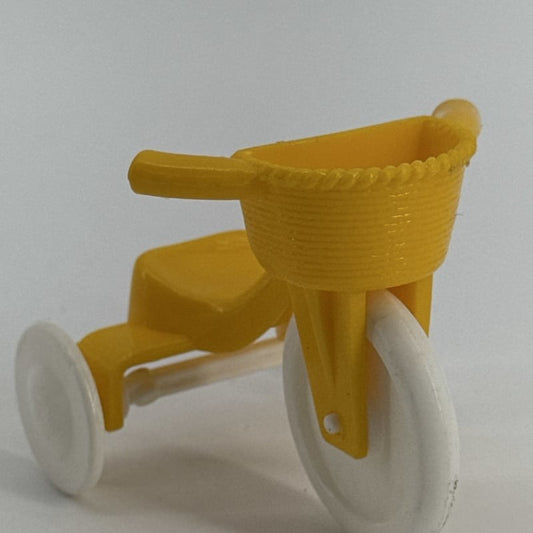 Hasbro Weebles Wobble 1970s Yellow Tricycle Toy