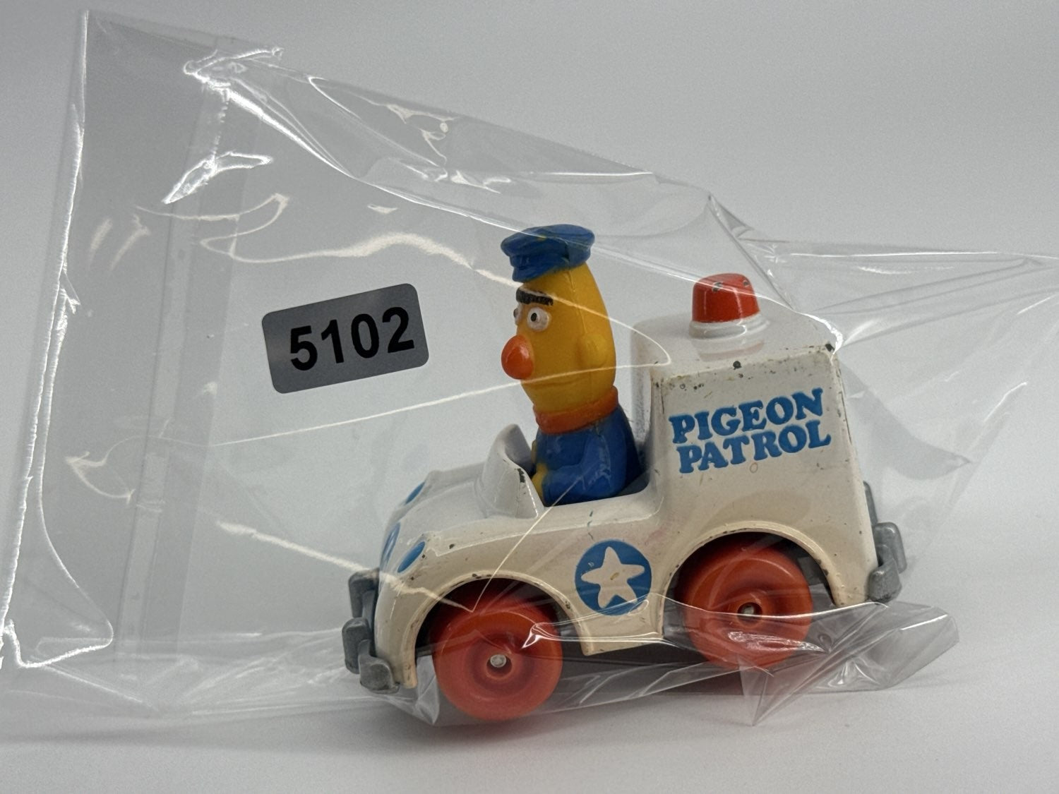 1981 Playskool Sesame St. Bert Pigeon Patrol Diecast Car