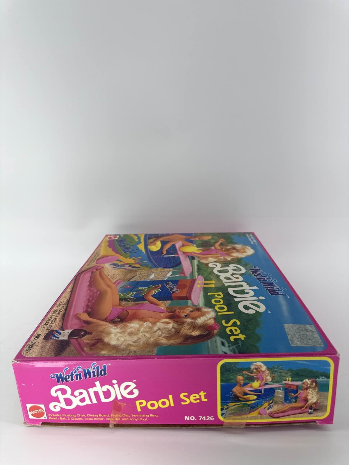 1989 Mattel Barbie Wet 'n Wild Pool Set w/ Box & Accessories