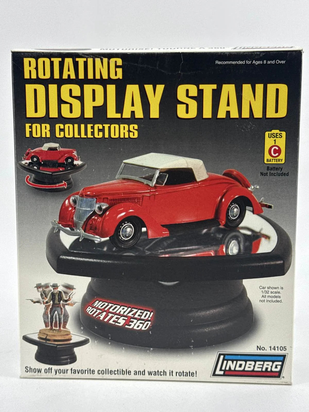 Lindberg Rotating Display Stand Motorized 360° for 1/32 Model Cars 14105 Apparel