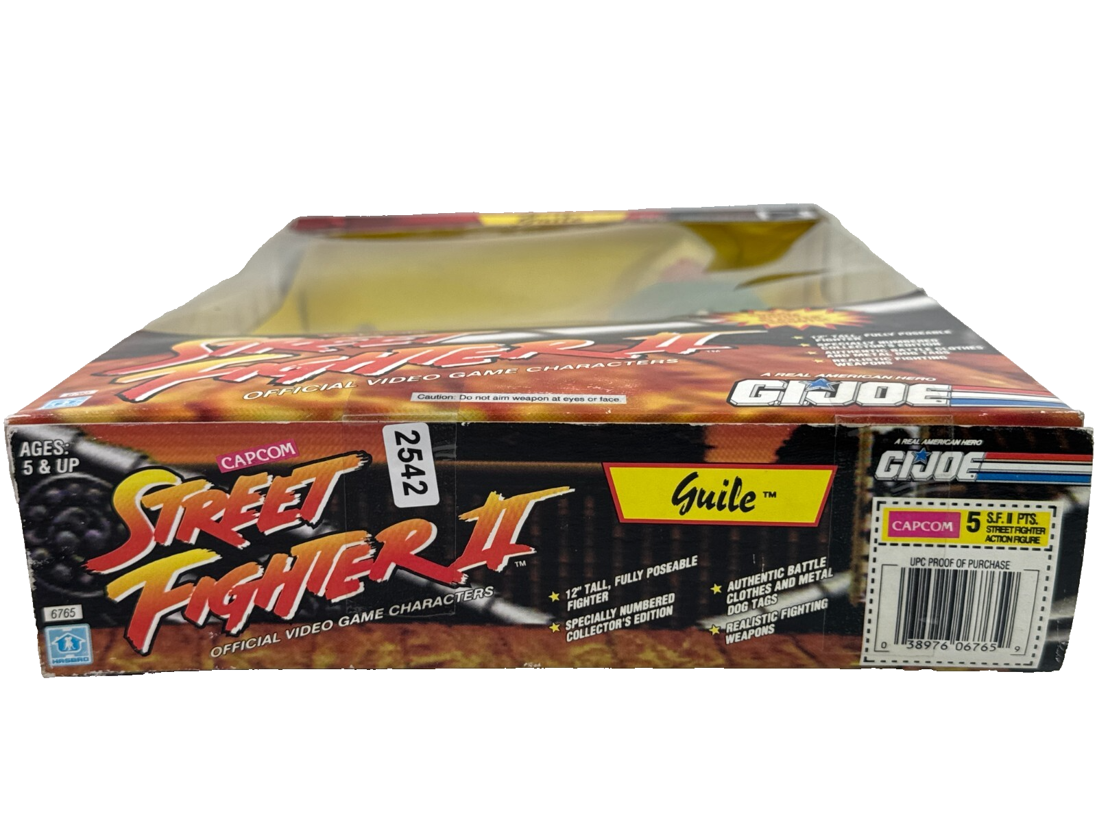 1993 Capcom Street Fighter 2 Guile 12” Action Figure Hasbro Gi Joe