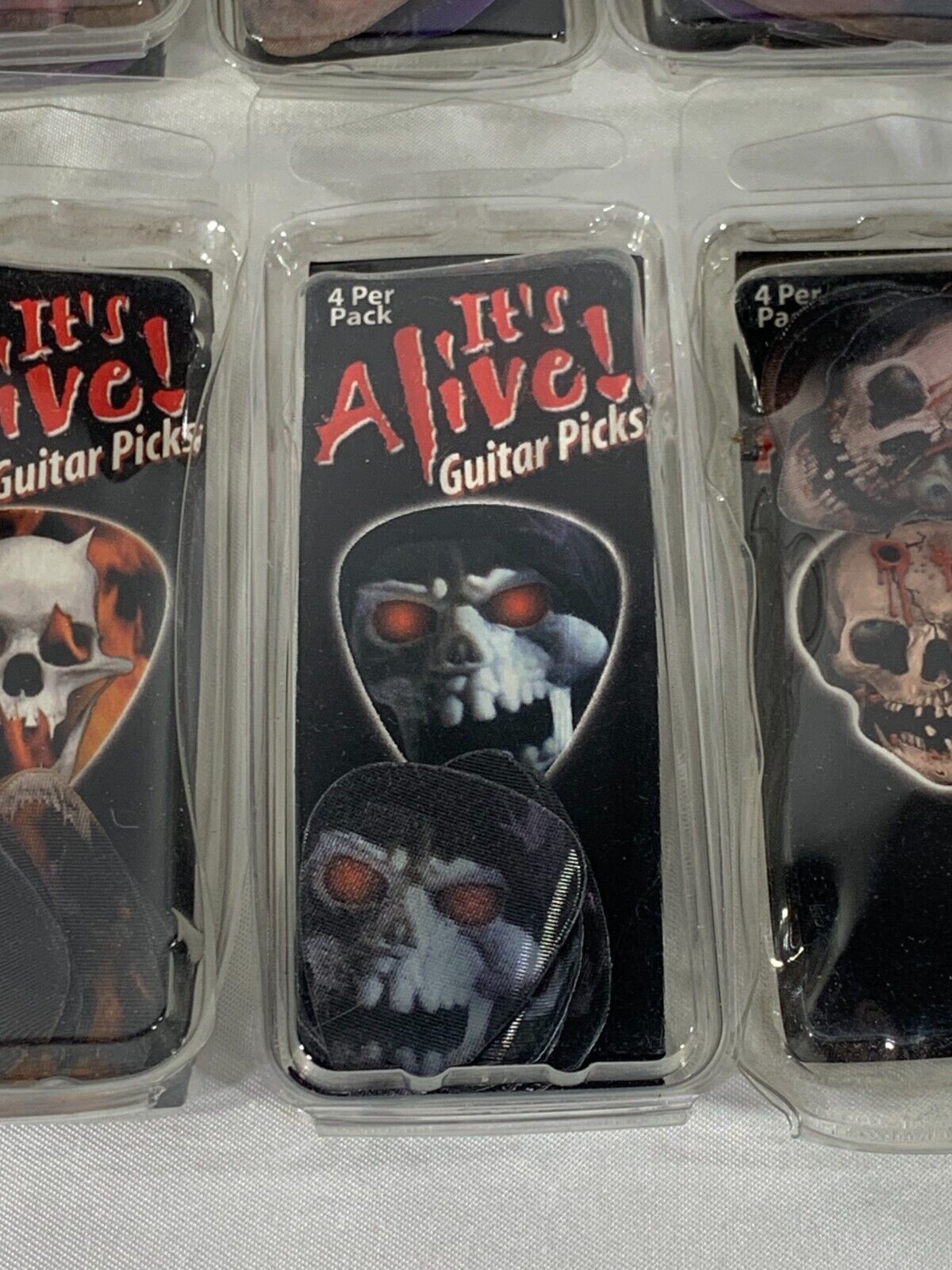 Hot Picks It’s Alive Guitar Picks Lot of 15 Packs Horror Theme 60 Total Medium