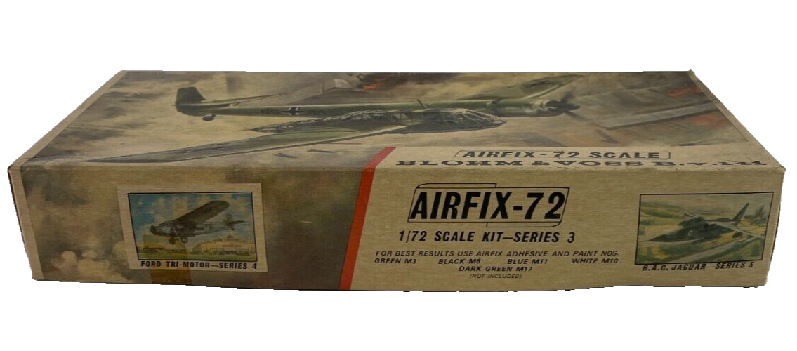 Vintage Airfix Blohm & Voss Bv 141 1/72 Scale Model Kit Series 3 (No Decals)