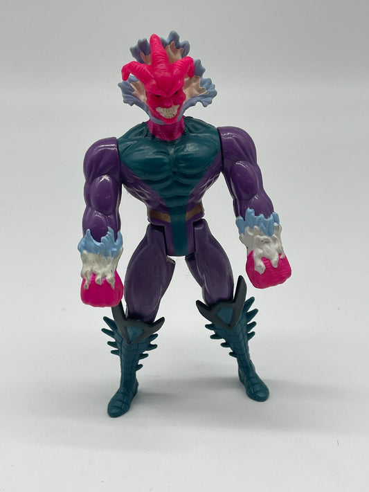 1996 Marvel Ghost Rider Zarathos Action Figure ToyBiz 5” Purple Demon VTG Loose