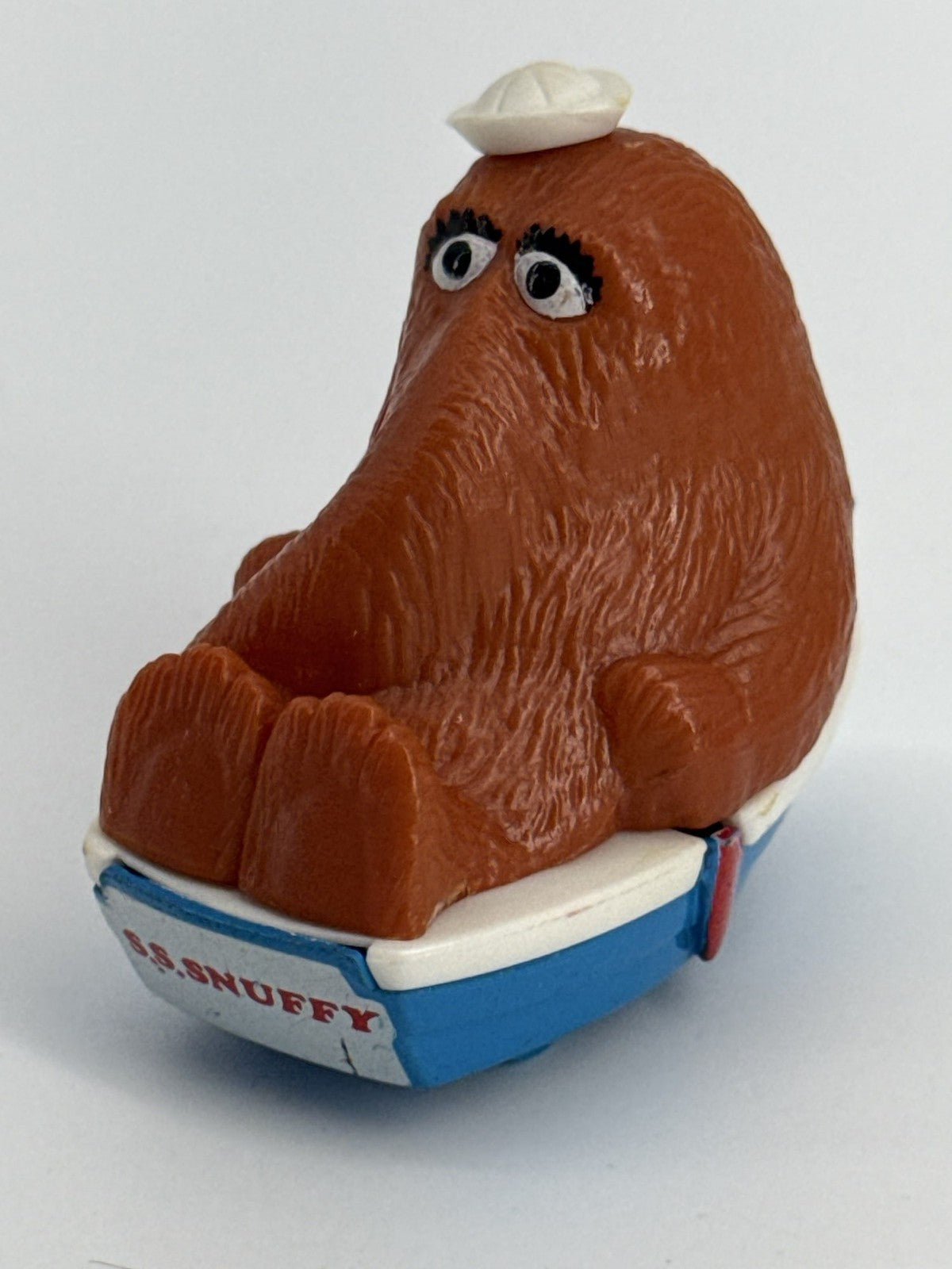 Sesame Street Snuffy Snuffleupagus Boat PVC Figure