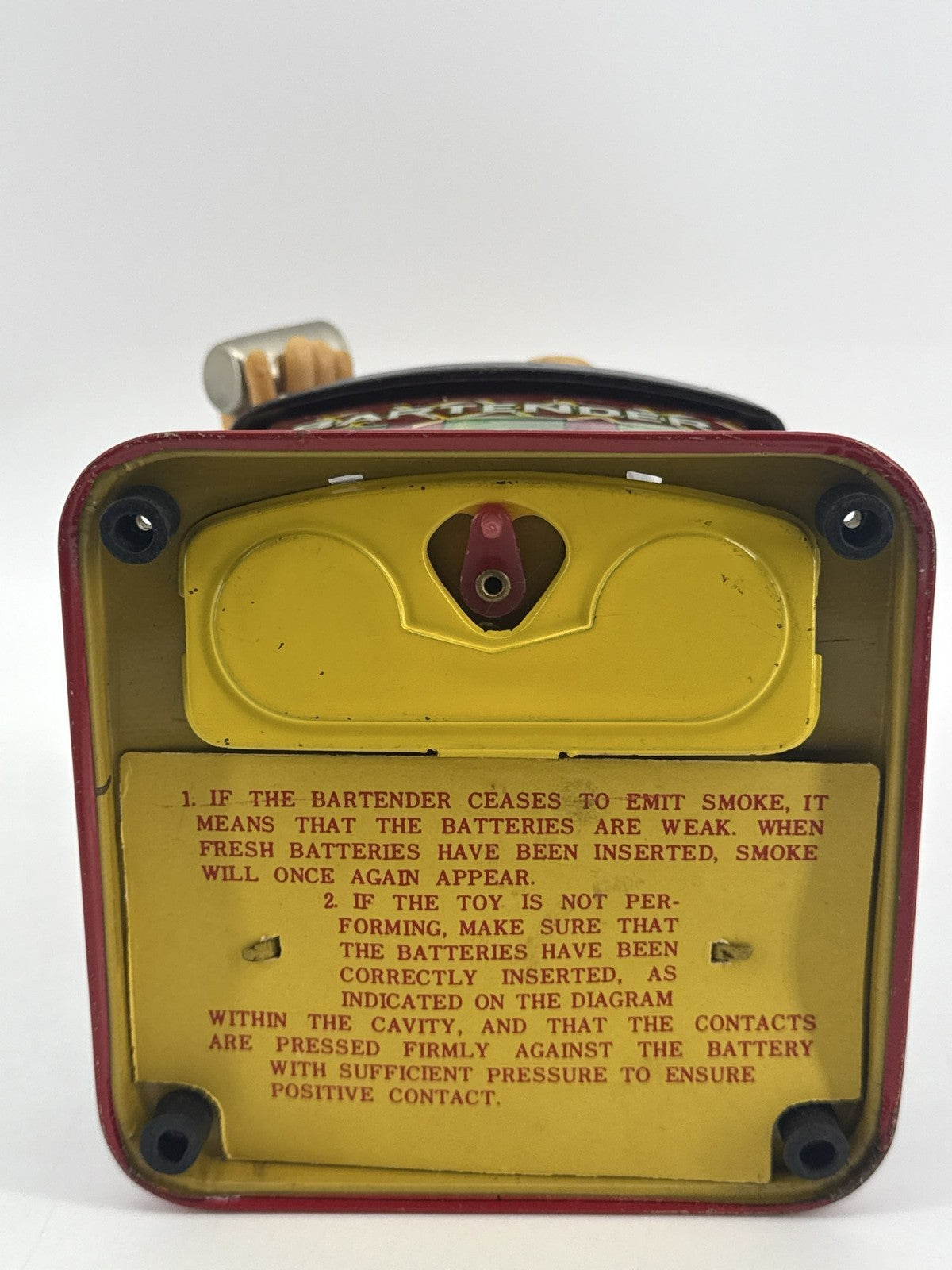 1960s Rosko Charley Weaver Bartender Tin Toy Japan