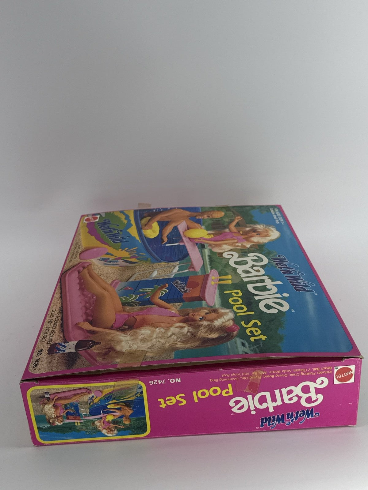 1989 Mattel Barbie Wet 'n Wild Pool Set w/ Box & Accessories
