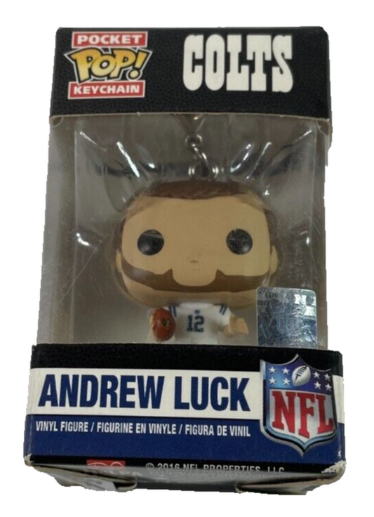 Funko Pocket POP Keychain NFL Andrew Luck Colts Vinyl Figure NIB Collectible
