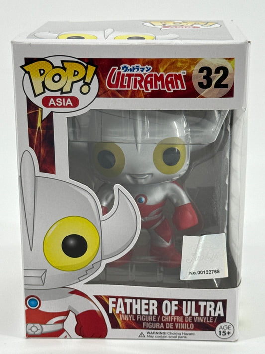 Funko Pop Asia Ultraman Father of Ultra #32 Vinyl Figure 2015 Poplife NIB 3297