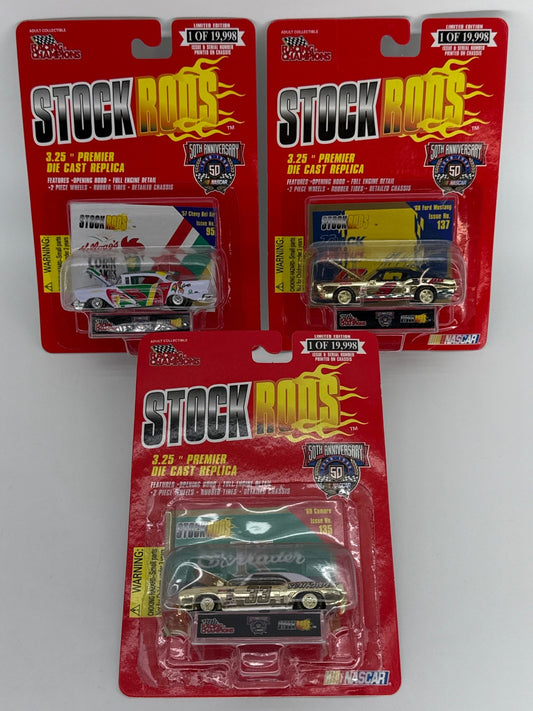 Stock Rods Diecast Lot Camaro Mustang Bel Air Racing Champions NASCAR 50th