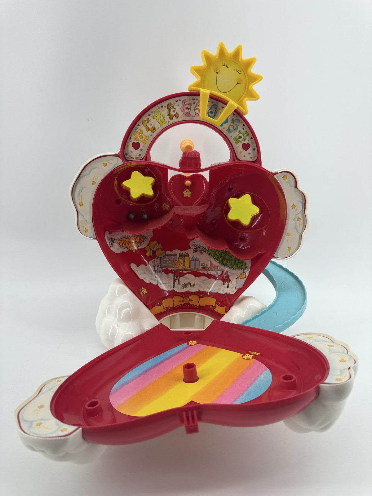 1983 Kenner Care Bears Care-A-Lot Playset w/ Cloud Cars & Accs