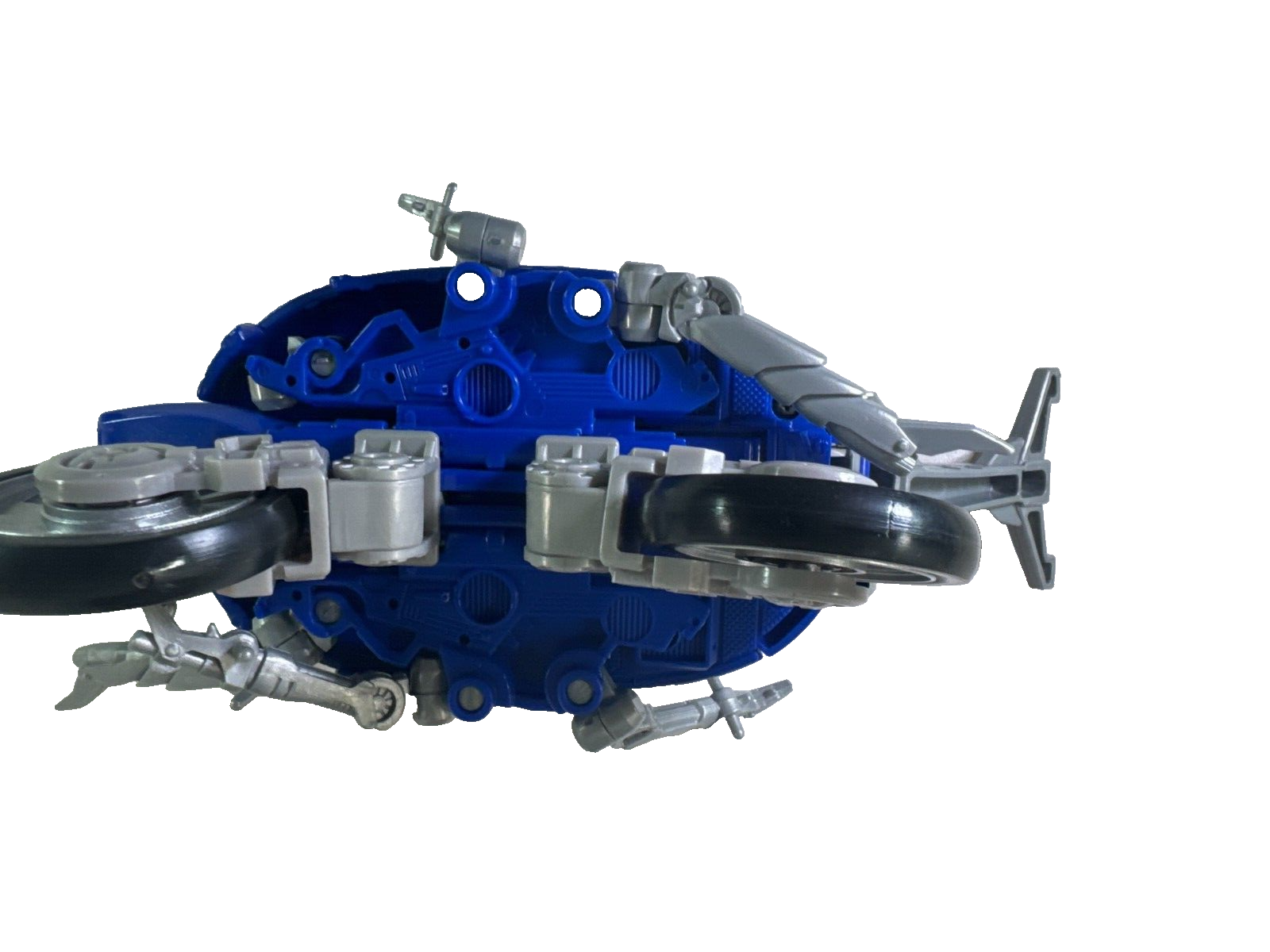 1996 Bandai Beetleborgs Blue Stinger Transforming Bike 3-Way Vehicle w/ Box 5316