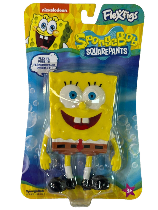 FlexFigs SpongeBob SquarePants Series 1 5" Bendable Poseable Figure TCG 55215