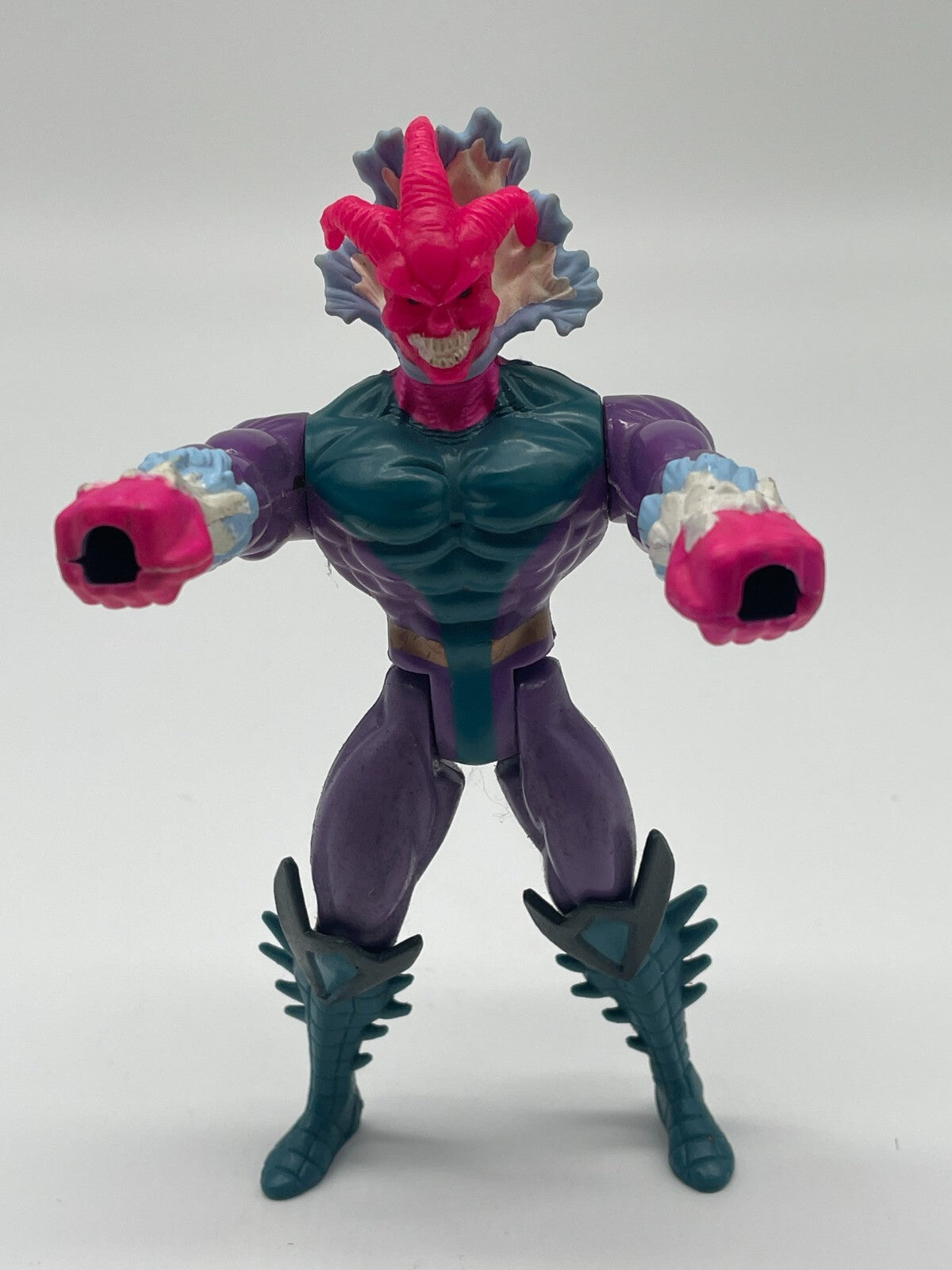 1996 Marvel Ghost Rider Zarathos Action Figure ToyBiz 5” Purple Demon VTG Loose