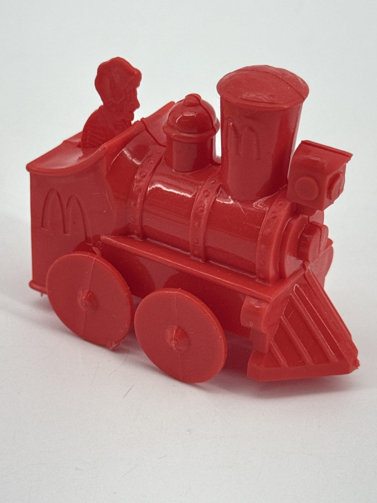1994 McDonald's Ronald McDonald Happy Meal Train Car Red Engine