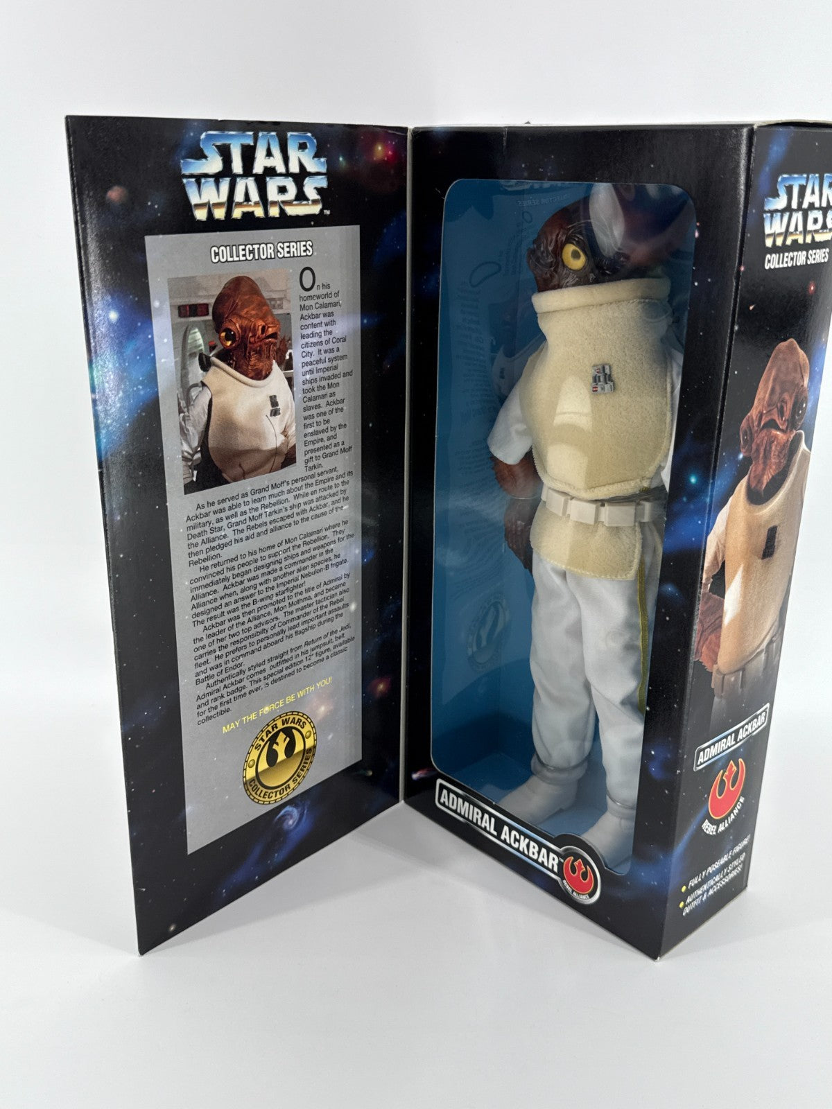 Kenner Star Wars Admiral Ackbar Collector Series 12” Figure MIB 1996 VTG HTF