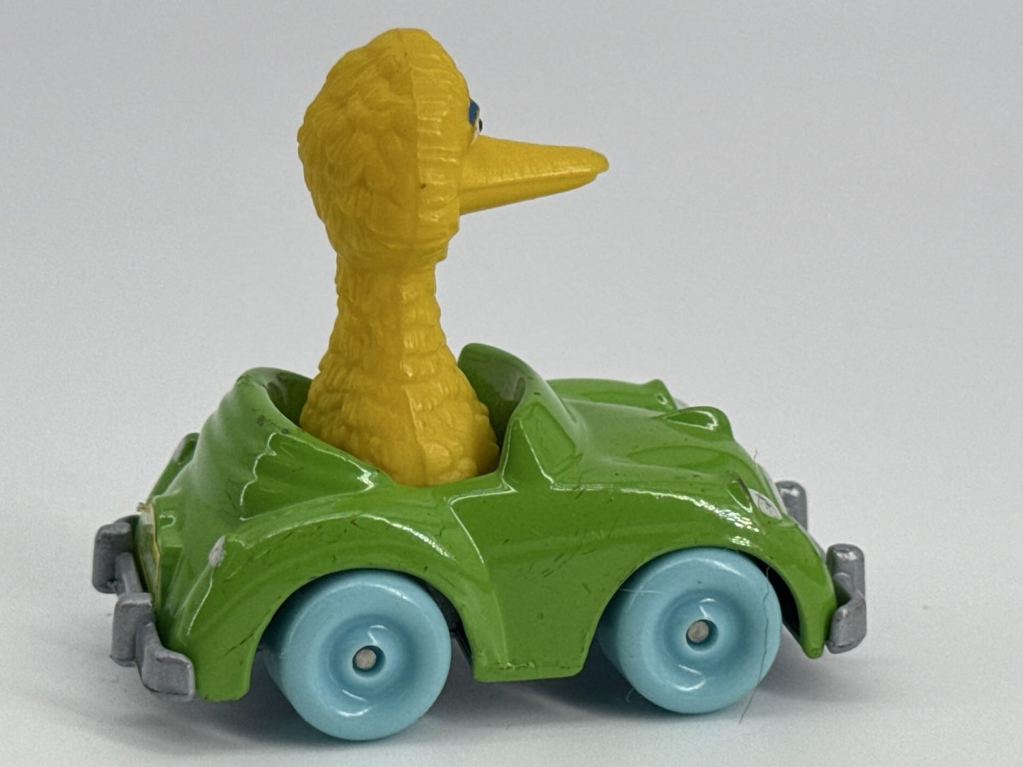 1983 Playskool Sesame St Big Bird Green Diecast Car