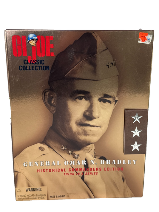 GI Joe Classic Gen. Omar Bradley 12" Figure 1998 Hasbro WWII Commander New MIB