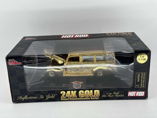 Racing Champions 24K Gold Plated Hot Rod Reflections 1:24 Diecast 1/4998