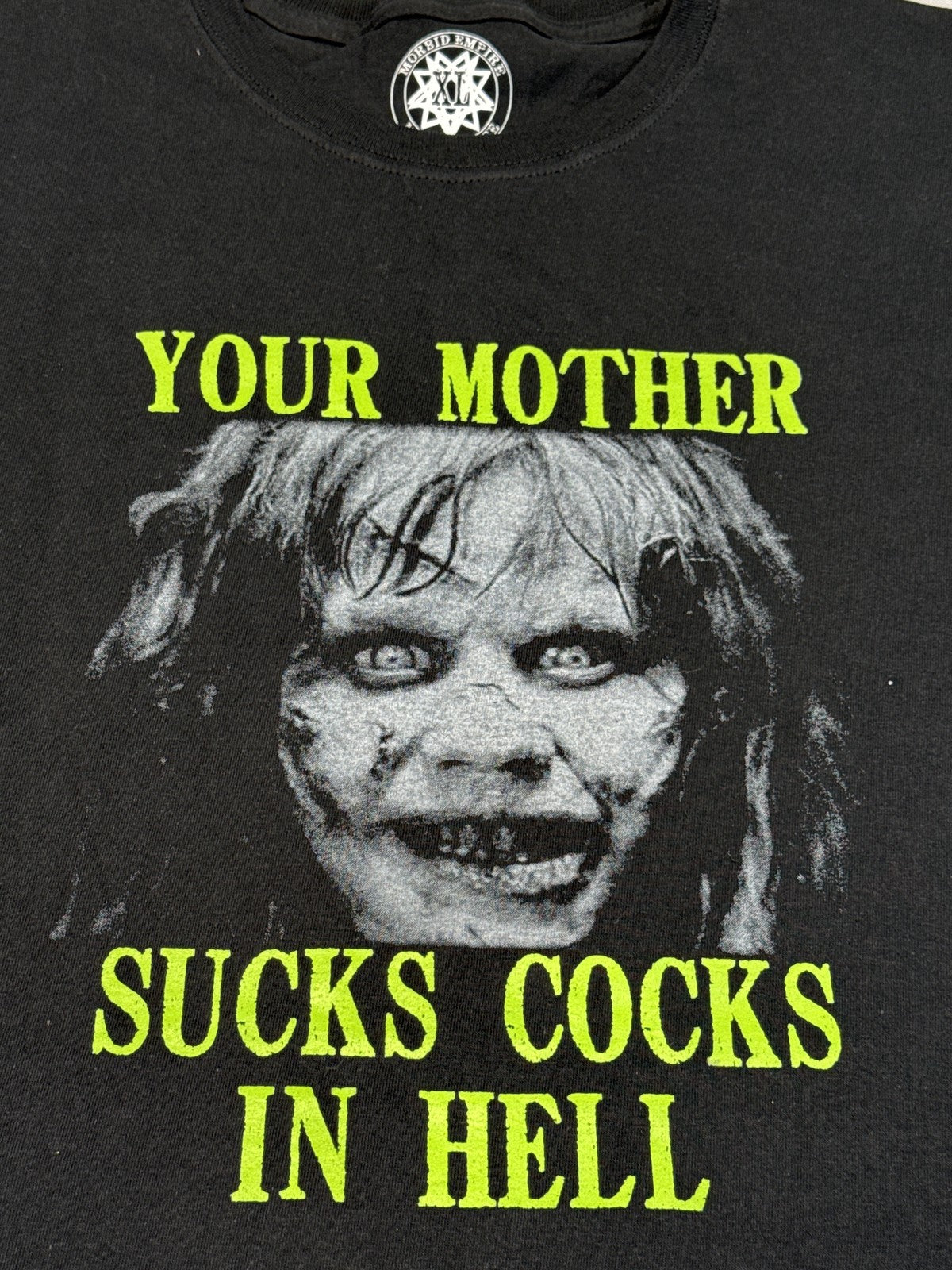 Morbid Empire Merchandise St Exorcist Horror Graphic Tee XL Black Cotton Regular